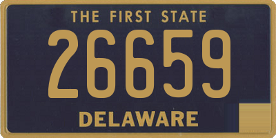 DE license plate 26659