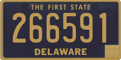 DE license plate 266591