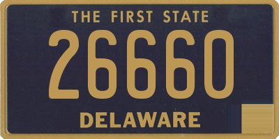 DE license plate 26660