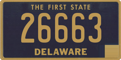 DE license plate 26663