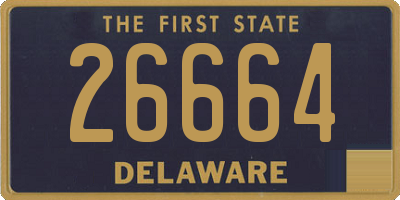 DE license plate 26664