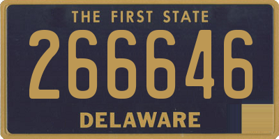 DE license plate 266646