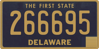 DE license plate 266695