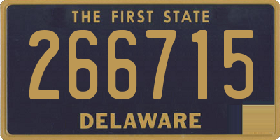 DE license plate 266715