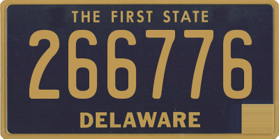 DE license plate 266776