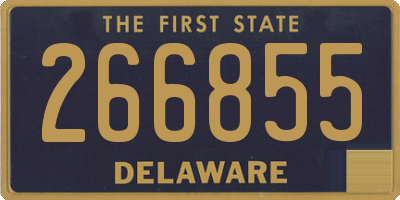 DE license plate 266855