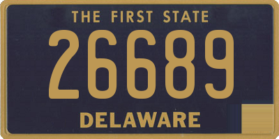 DE license plate 26689