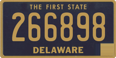 DE license plate 266898
