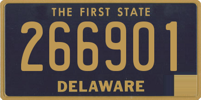 DE license plate 266901