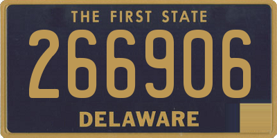 DE license plate 266906