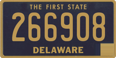 DE license plate 266908