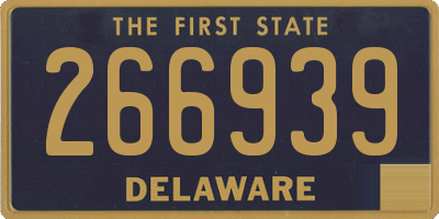 DE license plate 266939