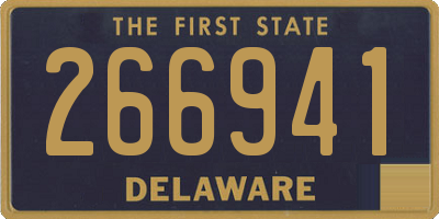 DE license plate 266941