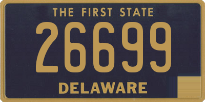 DE license plate 26699