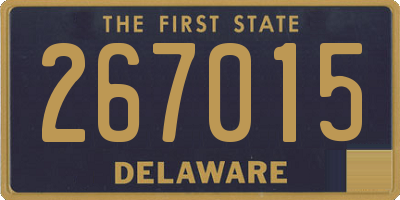DE license plate 267015