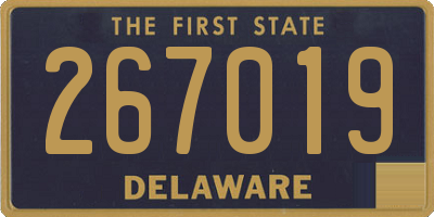 DE license plate 267019