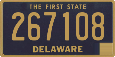 DE license plate 267108