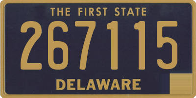 DE license plate 267115
