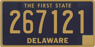 DE license plate 267121