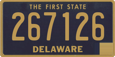 DE license plate 267126
