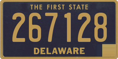 DE license plate 267128