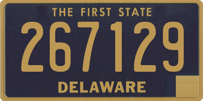 DE license plate 267129