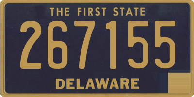 DE license plate 267155