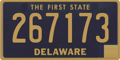 DE license plate 267173