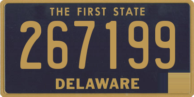 DE license plate 267199