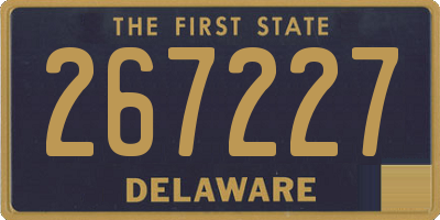 DE license plate 267227