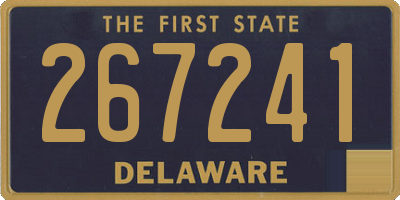 DE license plate 267241