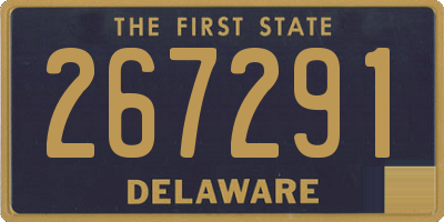 DE license plate 267291