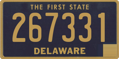 DE license plate 267331