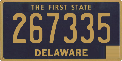 DE license plate 267335
