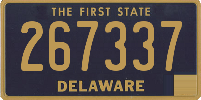 DE license plate 267337