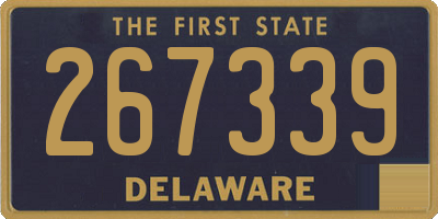 DE license plate 267339