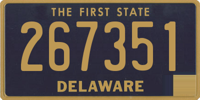 DE license plate 267351