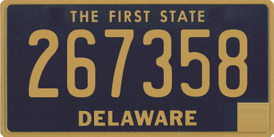 DE license plate 267358