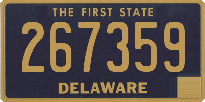 DE license plate 267359