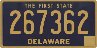 DE license plate 267362
