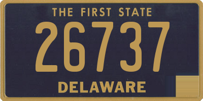 DE license plate 26737