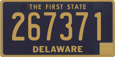 DE license plate 267371