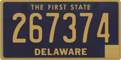 DE license plate 267374