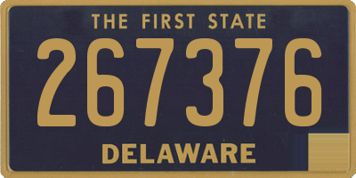 DE license plate 267376