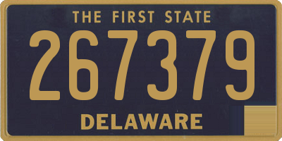 DE license plate 267379