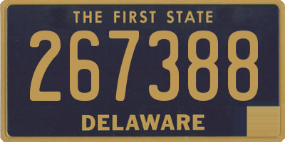 DE license plate 267388
