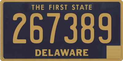 DE license plate 267389