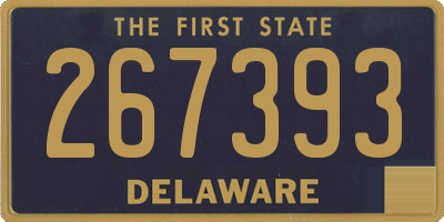 DE license plate 267393