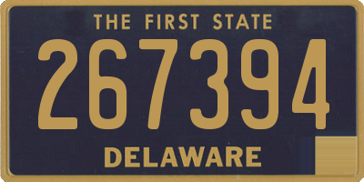 DE license plate 267394