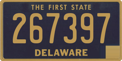 DE license plate 267397